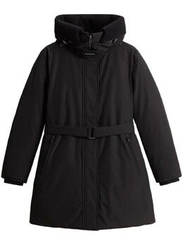 Woolrich: Чёрный пуховик  Arctic