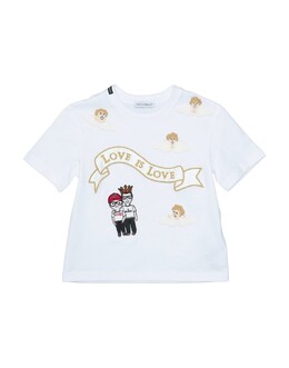 Dolce & Gabbana: Белая футболка 