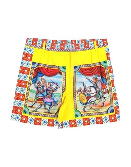 Dolce & Gabbana: Жёлтые шорты 