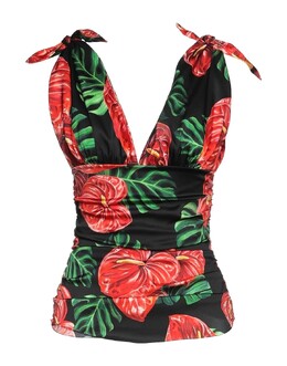 Dolce & Gabbana: Чёрный топ 