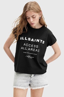 Allsaints: Хлопковая футболка  Anna