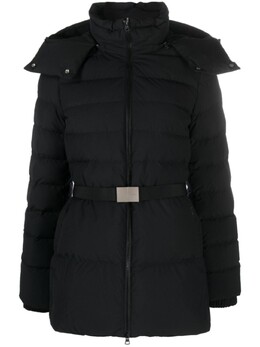 Burberry: Пуховик с капюшоном 