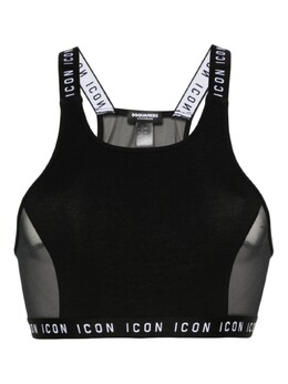 Dsquared2: Чёрный бюстгальтер  Icon