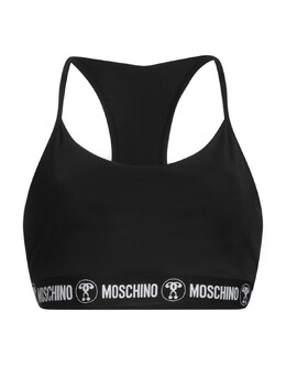 Moschino: Чёрный бюстгальтер 