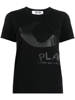 Comme Des Garçons Play: Футболка с принтом 