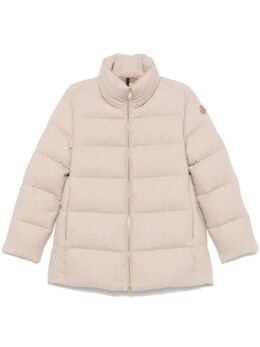 Moncler: Серая куртка 