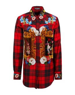 Dolce & Gabbana: Красная рубашка 