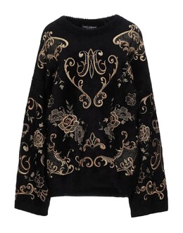Dolce & Gabbana: Чёрный свитер 