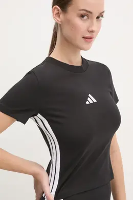 Adidas: Чёрная футболка  Essentials