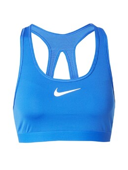 Nike: Синий бюстгальтер  Swoosh