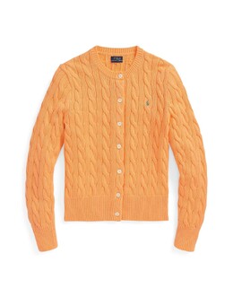 Polo Ralph Lauren: Оранжевый кардиган 