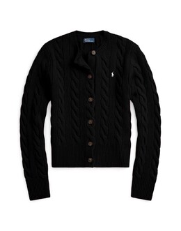 Polo Ralph Lauren: Чёрный кардиган 