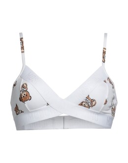Moschino: Белый бюстгальтер 