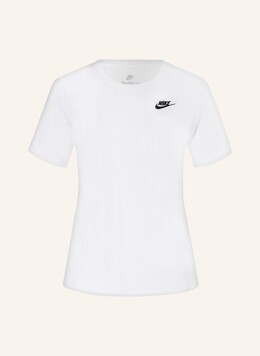 Nike: Белая футболка  Sportswear Club