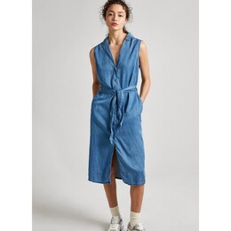 Pepe Jeans: Синее платье 