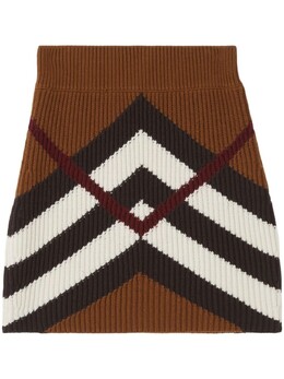 Burberry: Короткая юбка 