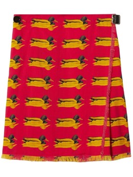 Burberry: Юбка из шерсти 
