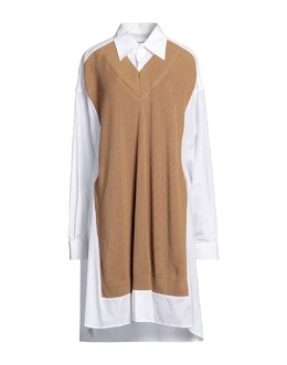 Maison Margiela: Коричневое платье 
