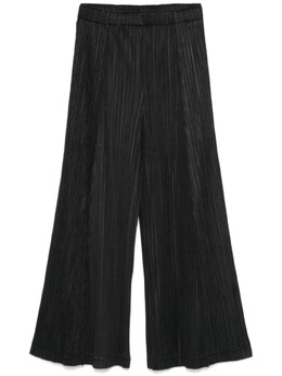 Pleats Please Issey Miyake: Чёрные брюки 