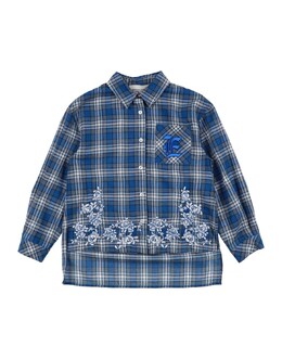 Ermanno Scervino Junior: Рубашка в клетку 