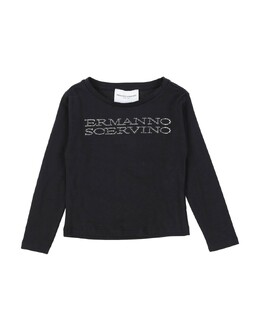 Ermanno Scervino Junior: Чёрная футболка 