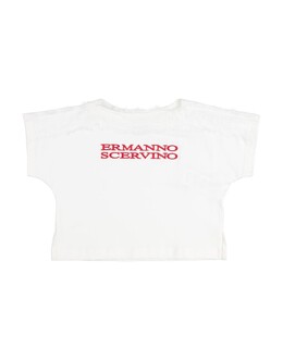 Ermanno Scervino Junior: Кружевная футболка 