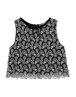 Ermanno Scervino Junior: Чёрный топ 
