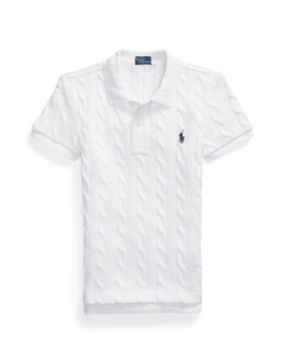 Polo Ralph Lauren: Белый свитер 