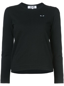 Comme Des Garçons Play: Чёрный топ 