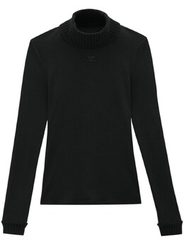 Courreges: Чёрный топ 