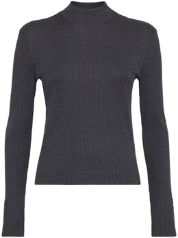 Brunello Cucinelli: Серый свитер 