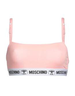 Moschino: Розовый бюстгальтер 