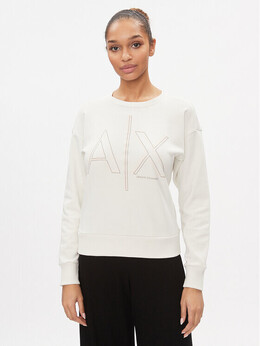 Armani Exchange: Бежевая толстовка 