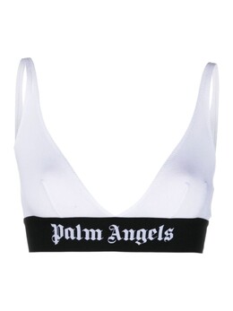 Palm Angels: Белый бюстгальтер 