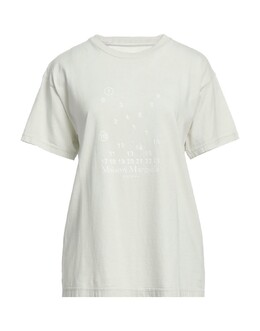 Maison Margiela: Светлая футболка 