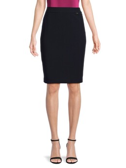 DKNY: Однотонная юбка 
