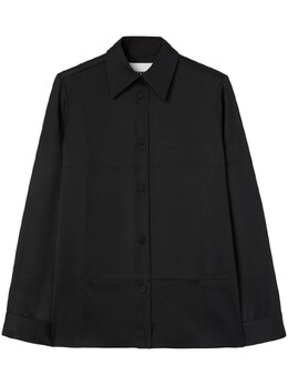 Jil Sander: Атласная рубашка 