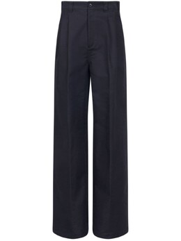 Maison Margiela: Чёрные брюки 