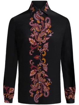 Etro: Шёлковая рубашка 
