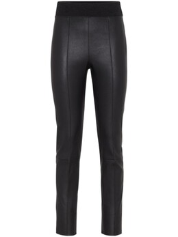 Brunello Cucinelli: Кожаные легинсы 