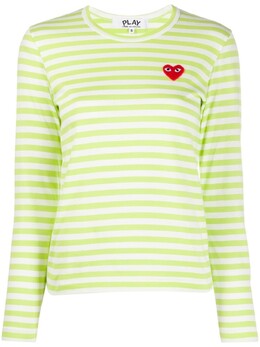 Comme Des Garçons Play: Футболка в полоску 