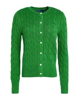 Polo Ralph Lauren: Зелёный кардиган 
