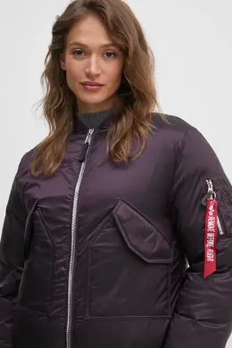 Alpha Industries: Фиолетовая куртка 