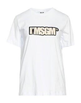 MSGM: Белая футболка 