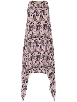 Kenzo: Плиссированное платье 