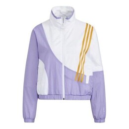 Adidas: Фиолетовая куртка 
