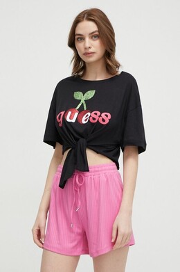 GUESS: Чёрная футболка 