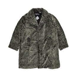 Supreme: Пальто из искусственного меха 