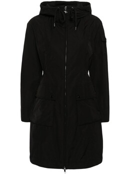 Moncler: Чёрный пуховик 