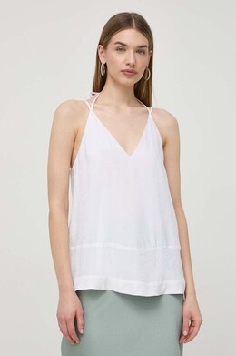 Armani Exchange: Белый топ 